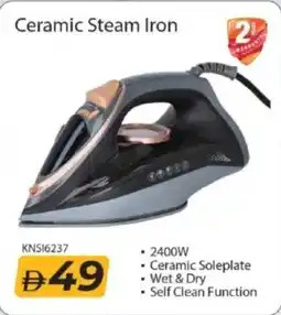 Mark & Save Ceramic Steam Iron KNS16237 offer