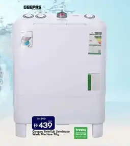 Mark & Save Geepas twintub semiauto wash machine offer