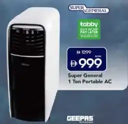Mark & Save Super General 1 Ton Portable AC offer