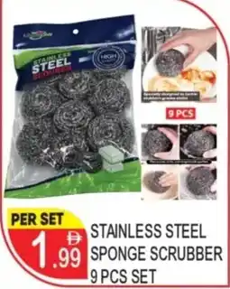 Dream Land Center Stainless steel sponge scrubber set offer