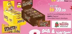 Nesto M&M's Peanut/ Chocolate Pouch offer