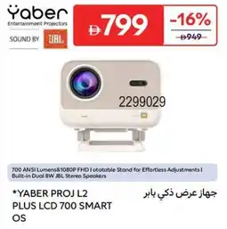 Carrefour Yaber Proj L2 PLUS LCD 700 Smart OS offer