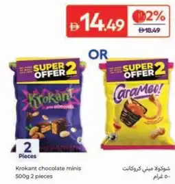 Carrefour Krokant chocolate minis offer