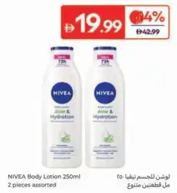 Carrefour Nivea Body Lotion offer