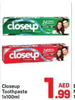 Day To Day Closeup Toothpaste offer