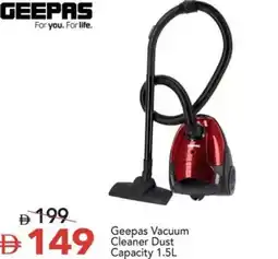 Mark & Save Geepas Vacuum Cleaner Dust Capacity offer