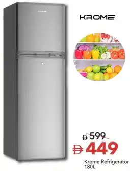 Mark & Save Krome Refrigerator 180L offer