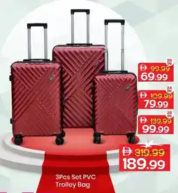 Mark & Save Set PVC Trolley Bag offer