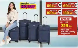 Mark & Save Set Eva Soft Trolley Bag Asstd offer