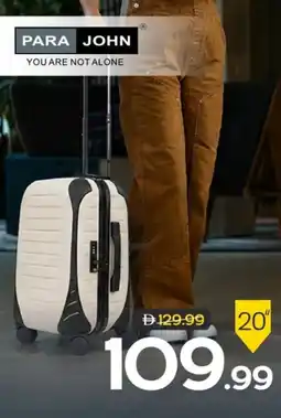 Mark & Save Parajohn Abs 8 wheels luggage trolly offer