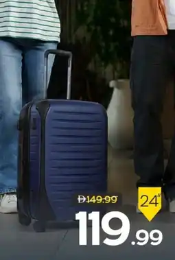 Mark & Save Parajohn Abs 8 wheels luggage trolly offer