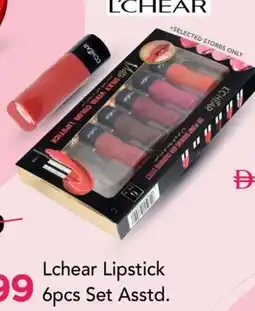 Mark & Save Lchear Lipstick 6pcs Set Asstd. offer