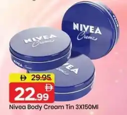 Mark & Save Nivea Body Cream Tin offer