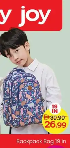 Mark & Save Backpack Bag 19 In offer
