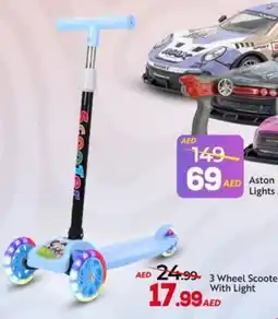 Mark & Save 3 Wheel Scooter With Light offer