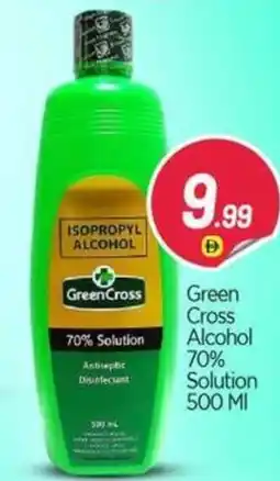 Bigmart Green Cross Alcohol 70% Solution offer