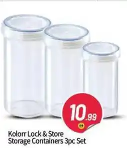 Bigmart Kolorr Lock & Store Storage Containers offer