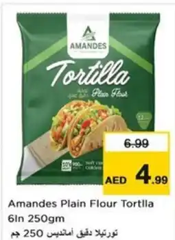 Nesto Amandes plain flour tortlla offer