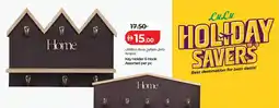 Lulu Hypermarket Key holder 6 hook assorted offer