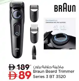 Nesto Braun Beard Trimmer Series 3 BT 3520 offer