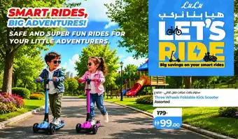 Three Wheels Foldable Kick Scooter