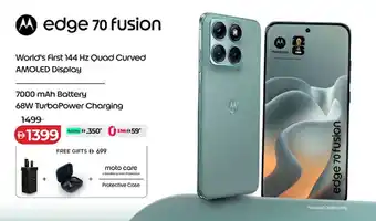 Motorola edge 70 fusion