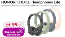Lulu Hypermarket HONOR CHOICE Headphones Lite offer
