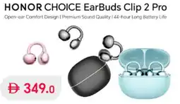 Lulu Hypermarket HONOR CHOICE Ear Buds Clip 2 Pro offer