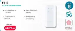 Lulu Hypermarket F518 5G Wi-Fi 6 Mobile Hotspot offer