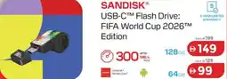 Lulu Hypermarket SANDISK USB-CTM Flash Drive: FIFA World Cup 2026 Edition offer