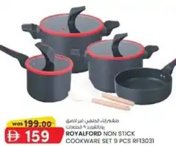KM Trading Royalford non stick cookware set RF13031 offer