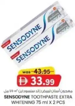 KM Trading Sensodyne toothpaste extra whitening offer