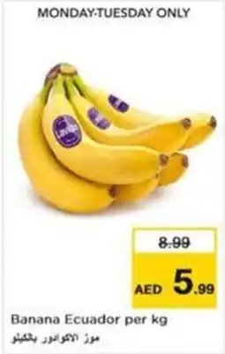 Nesto Banana ecuador offer