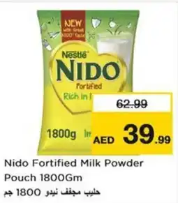 Nesto Nido fortified milk powder pouch offer