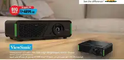 Safeer Market ViewSonic X2-4K- 4K HDR High Brightness Short Throw Smart LED Home Projector offer