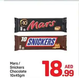 Day To Day Mars / snickers chocolate offer