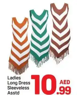 Day To Day Ladies Long Dress Sleeveless Asstd offer