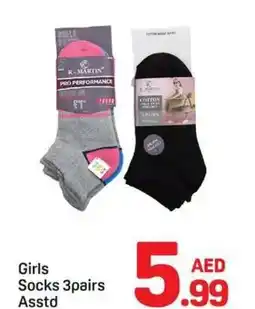Day To Day Girls Socks Asstd offer