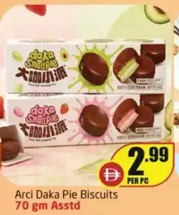 Delta Centre Arci daka pie biscuits offer