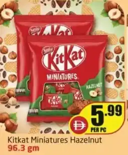 Delta Centre Kitkat miniatures hazelnut offer