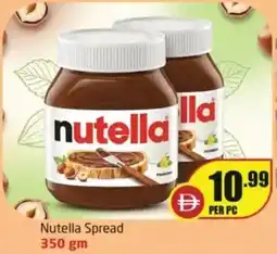 Delta Centre Nutella spread offer