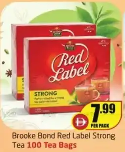 Delta Centre Brooke bond red label strong tea offer