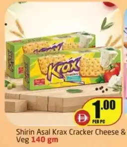 Delta Centre Shirin asal krax cracker cheese & veg offer