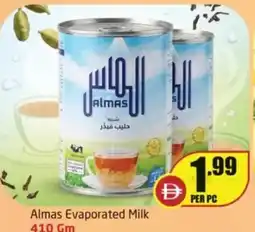 Delta Centre Almas evaporated milk offer