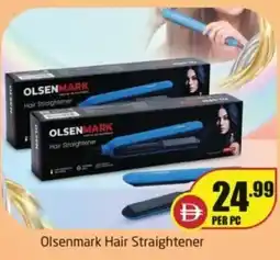 Delta Centre Olsenmark hair straightener offer