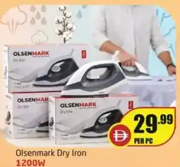 Delta Centre Olsenmark dry iron 1200W offer