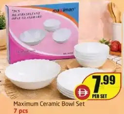 Delta Centre Maximum ceramic bowl set offer