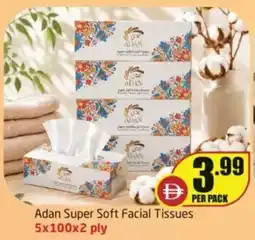 Delta Centre Adan super soft facial tissues offer