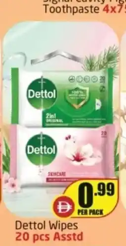Delta Centre Dettol wipes asstd offer