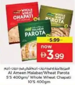 Nesto Al Ameen Malabar/Wheat Parota / Whole Wheat Chapati offer
